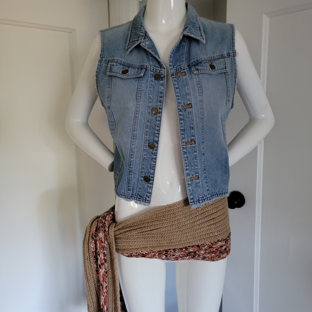Light Blue RALPH LAUREN  Denim Vest Jeans 🌸🌸